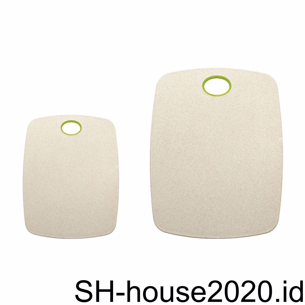 (house2020) 2pcs / Set Papan Potong Sayur / Daging Anti Slip Tahan Lama