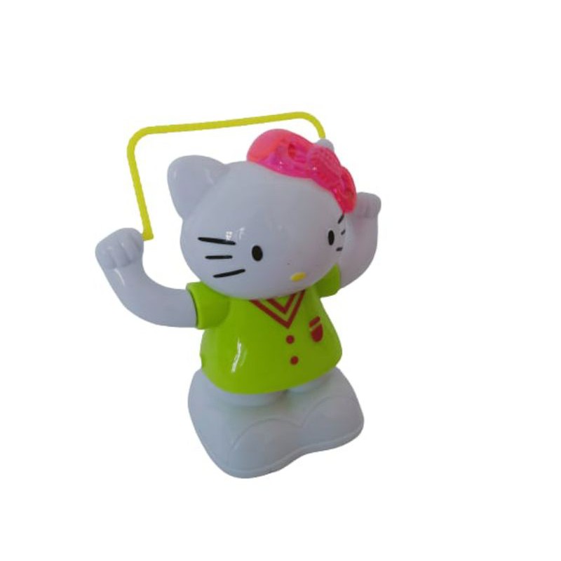 (FREE BATTERAY) MAINAN HELLO KITTY JUMPING LOMPAT LOMPAT SKYPING ROPE