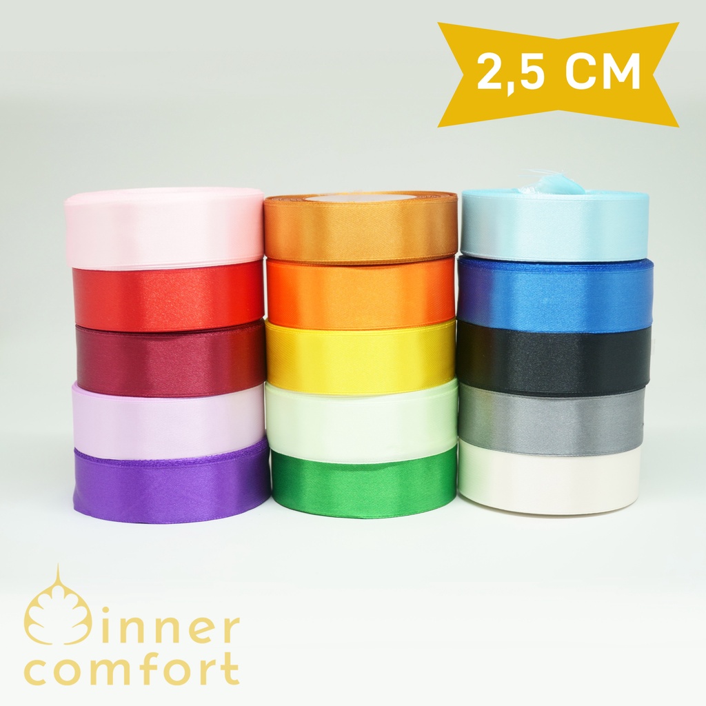

Pita Satin 2,5 cm / 1 inch Per 1 Meter