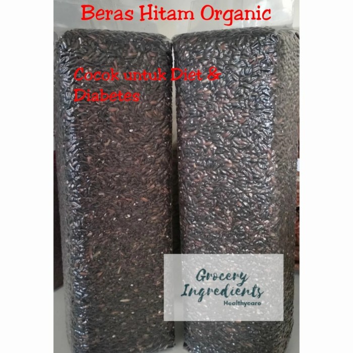 

Beras hitam organic 1kg bagus untuk Diet dan Diabetes