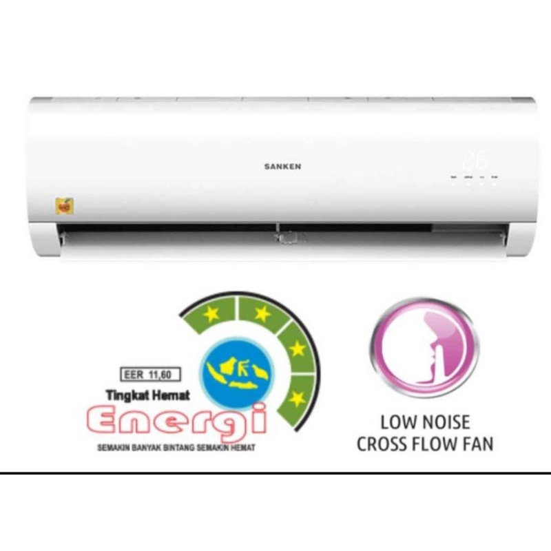 AC SANKEN 1/2 PK &amp; 1 PK NEW 05 G-SERIES GOLD FIN LOW WATT VITAMIN C + INSTALASI PEMASANGAN &amp; TUKAR TAMBAH