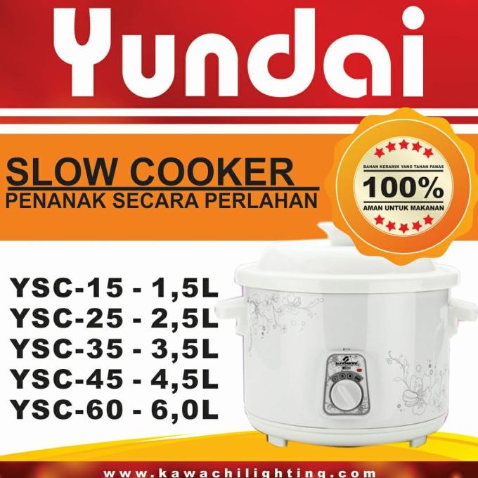 Slow Cooker Yundai 1.5Ltr