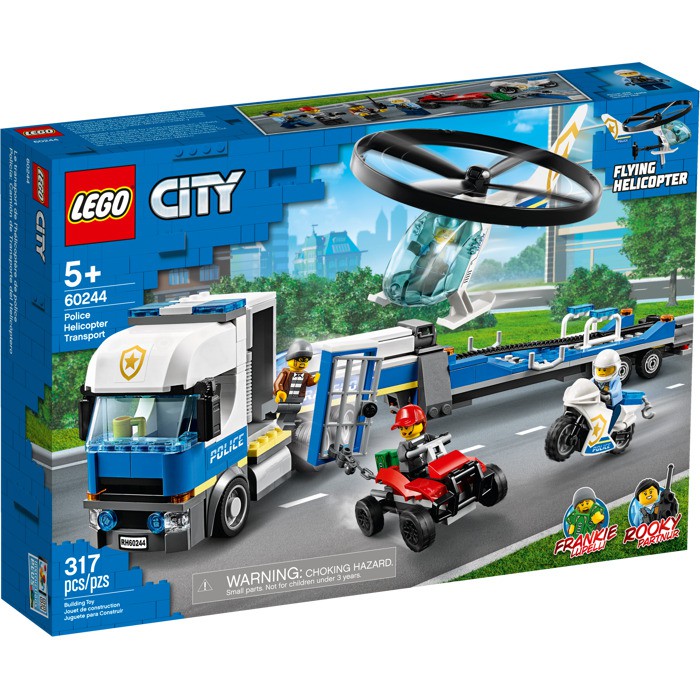 Lego 60244 City Police Helicopter Transport