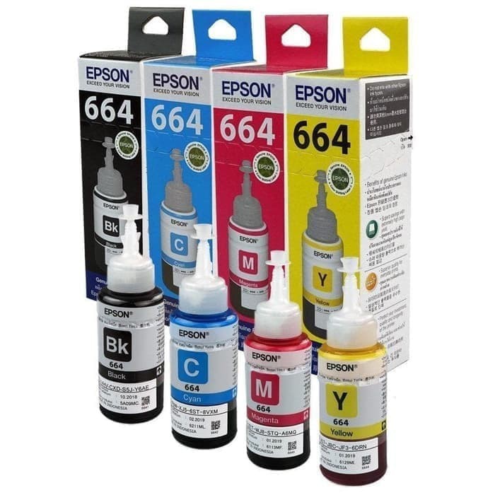 TINTA EPSON ORIGINAL 664 100%