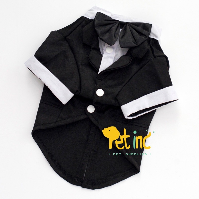 Baju anjing atau kucing tuxedo set