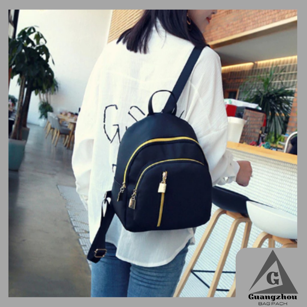 Tas Ransel Wanita mini muat tablet tas jalan jalan guangzhou