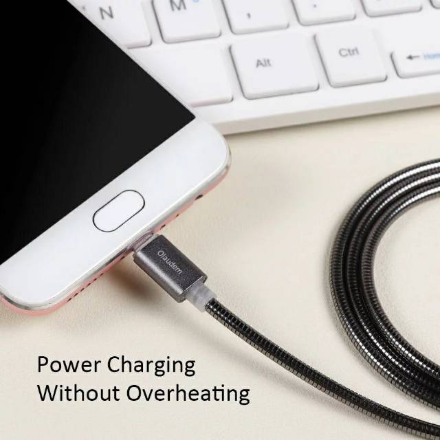 (CABLE METAL) Kabel data Fast Charging micro Usb/ type-c/Usb Lightning premium Quality