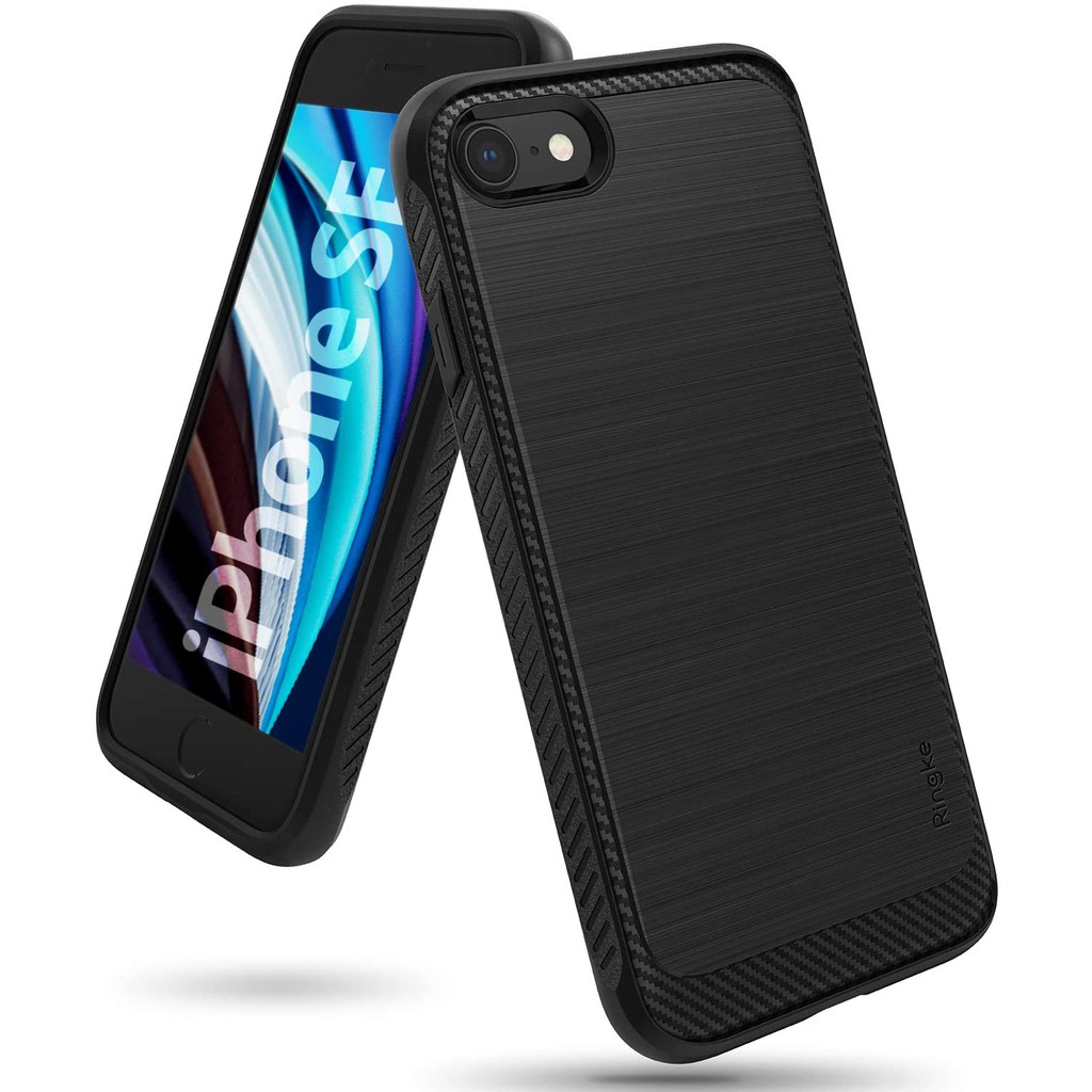 

Case iPhone SE 2020 / 8 / 7 Ringke Onyx Silicone TPU Carbon Fiber Softcase Casing