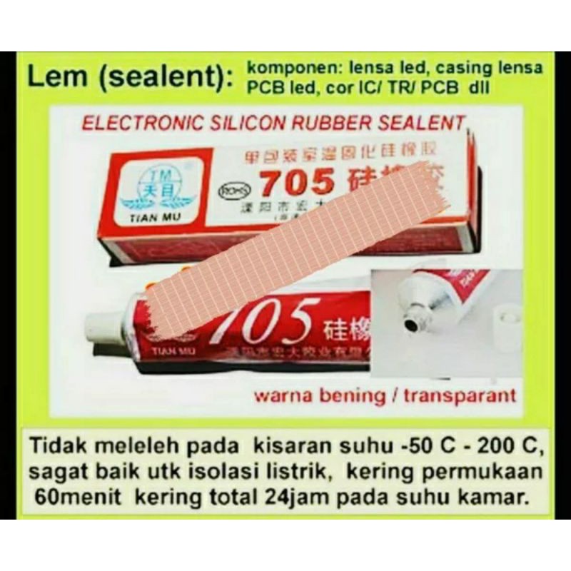 

Thermal Glue/Heatsink Glue/Thermal Sealant Tian Mu 705