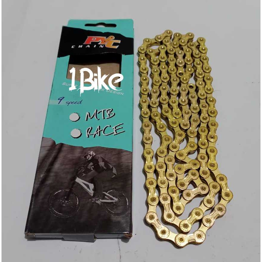 CHAIN RANTAI PYC 9 SPEED 116L GOLD