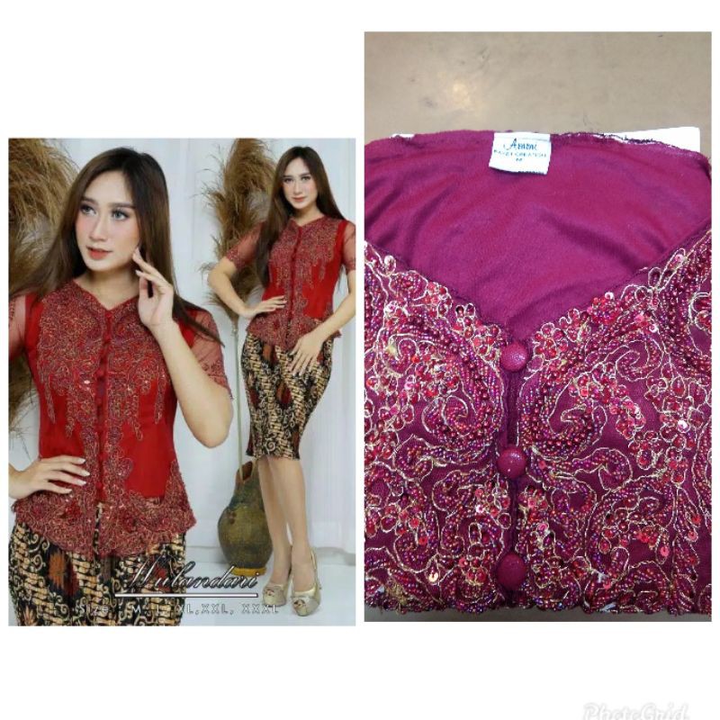 REALPICT PRODUK ORIGINAL/KEBAYA PAYET BORDIR/DRESS PAYET