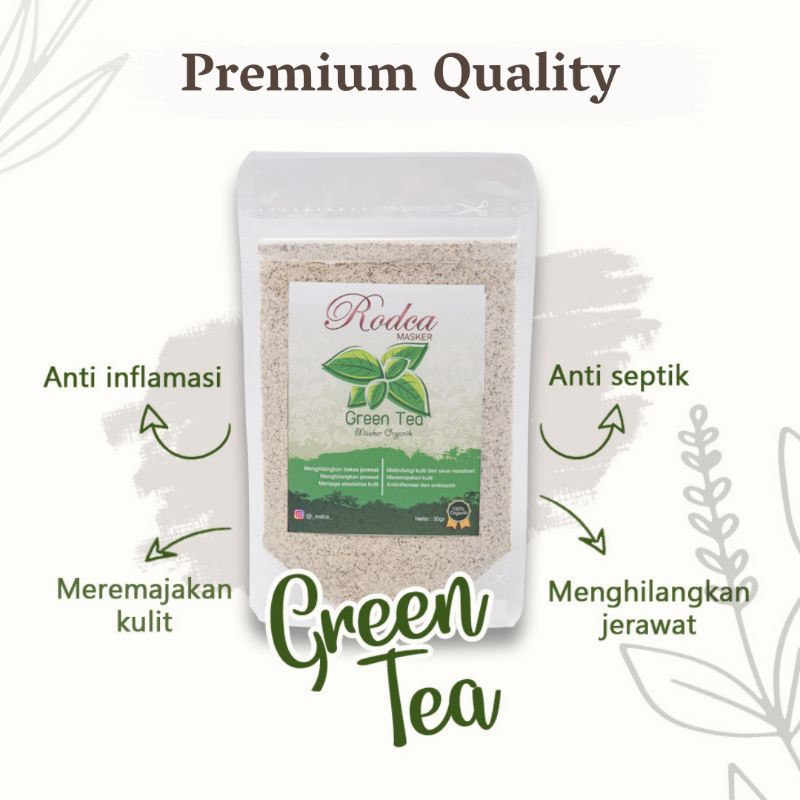 Masker Oat Anik Greentea Rodca 30 Gr Masker Oatmeal Oat Mask Masker Rempah Indonesia