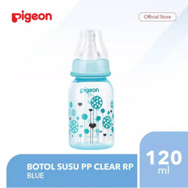 Pigeon - PP Clear Bottle 120ml &amp; 240ml / botol susu bayi
