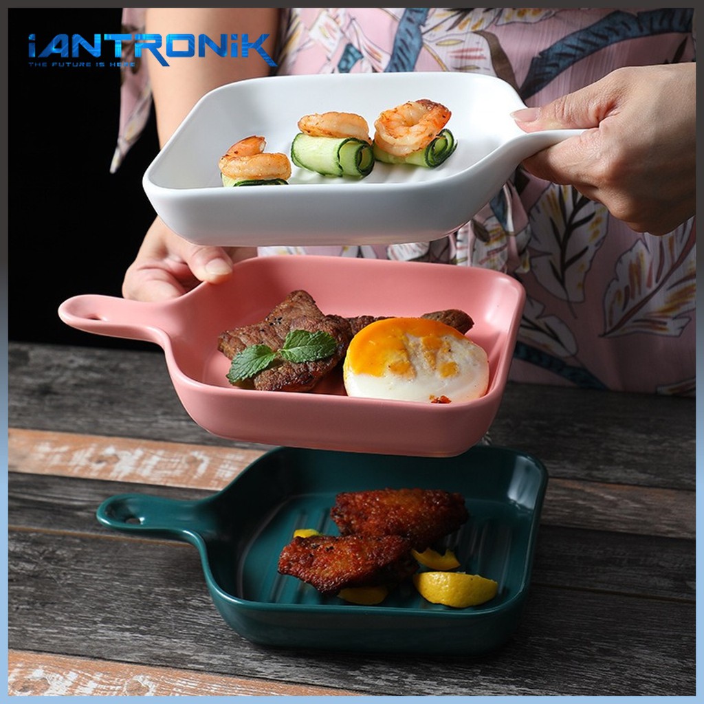 KIYOTE Ceramic Plate Handle - Piring Saji Keramik Oven Tahan Panas