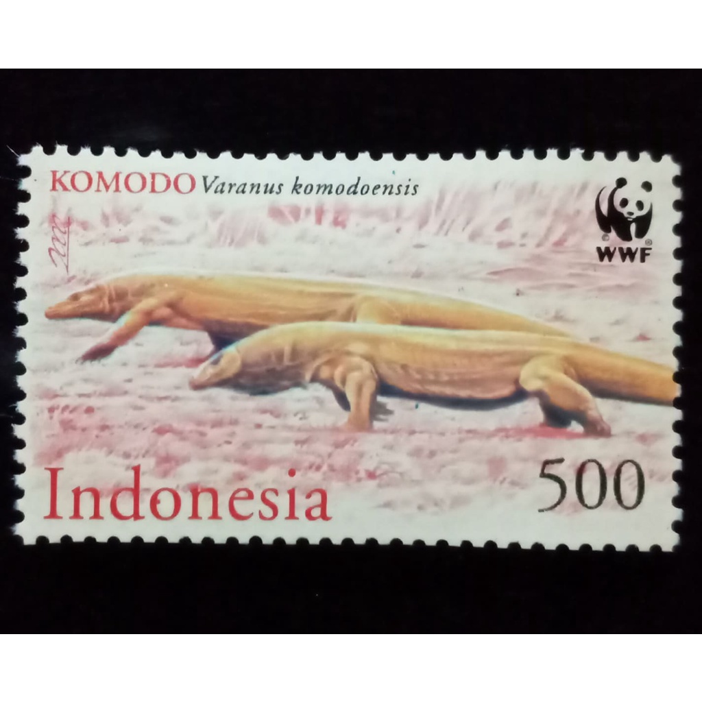 Perangko Indonesia WWF Komodo