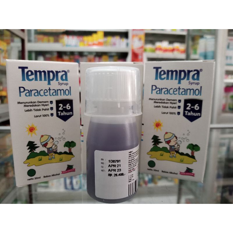 Tempra Sirup 30ml Rasa Anggur | 2-6Th - ED 07/2024