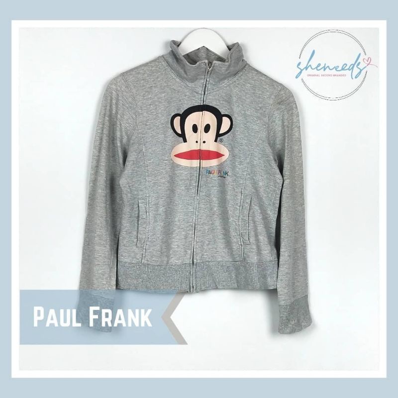 Paul Frank Sweater Zipper Hoodie Original Thrift Second Bandung