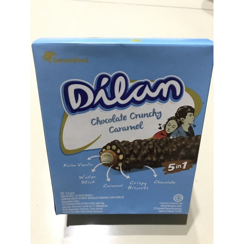 

DILAN CHOCOLATE CRUNCHY CARAMEL ISI 12 pc