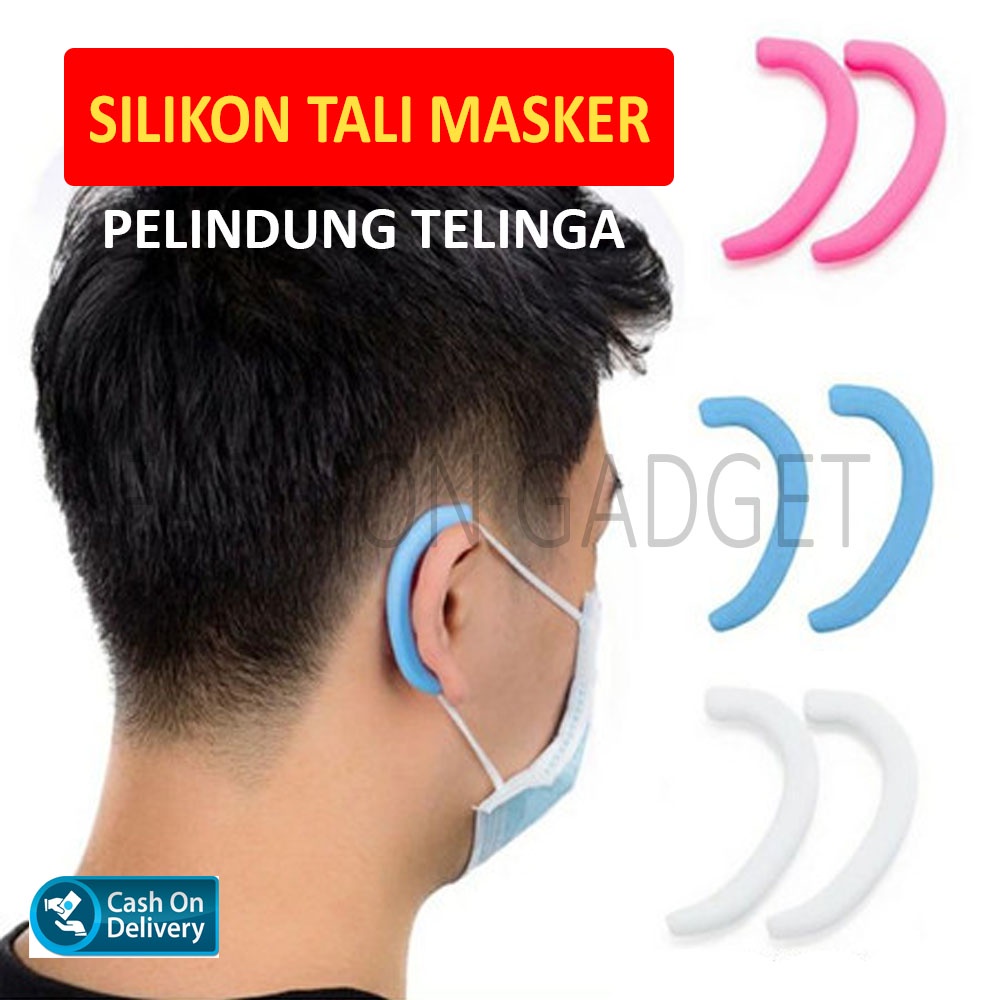 Pelindung Kuping Silikon Tali Masker Silicone Pelindung Telinga