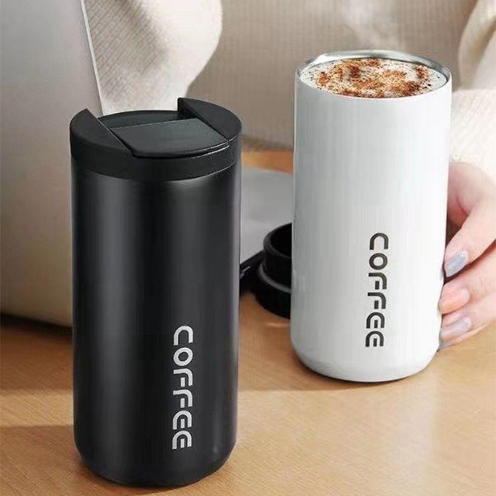 Lanfy Mug Kopi Untuk Hadiah Cangkir Double Travel Anti Bocor