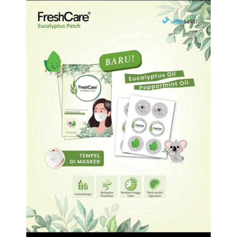 Freshcare Eucalyptus Patch isi 12 pc