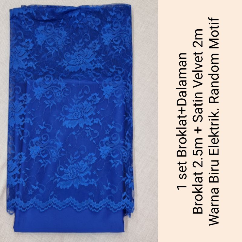 Broklat kain bruklat 1 set sama furing paket bridesmaid
