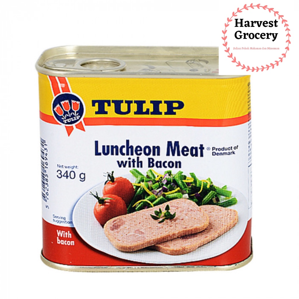 

Tulip Luncheon Meat With Bacon (Daging Babi Matang) 340Gr