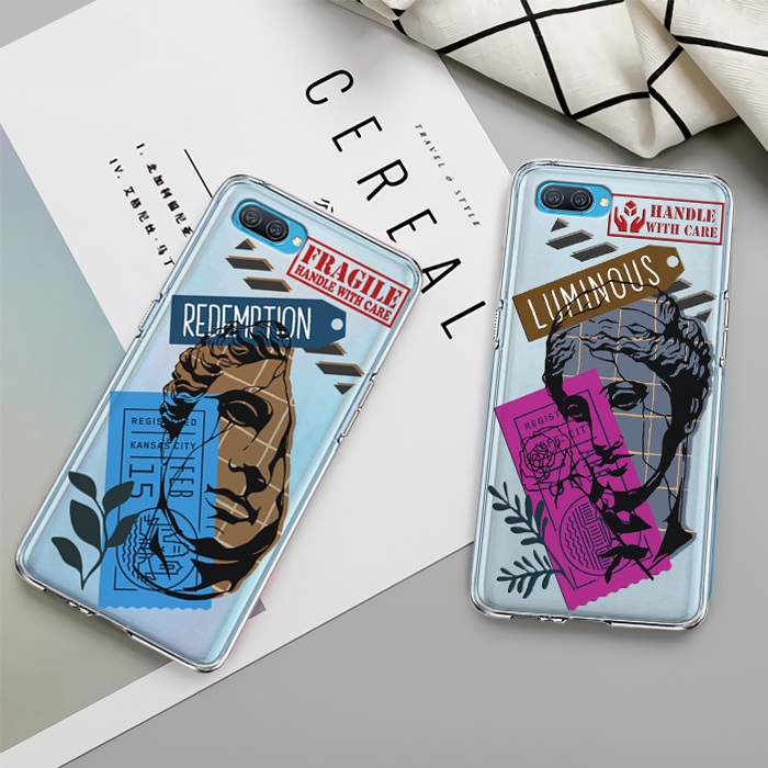 [CC TSP] Case Hp Softcase iPhone Samsung Vivo Oppo Realme Xiaomi Casing Statue Perspective Motif