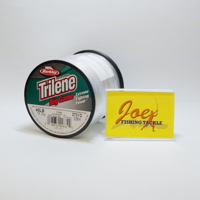 Berkley Trilene 40 Lb 338 Meter Clear BGQS40C-15 Benang Pancing Laut
