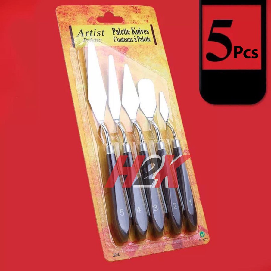 

Cake Painting Knife - Pisau Palet - Pisau Lukis Set - Cake Buttercream