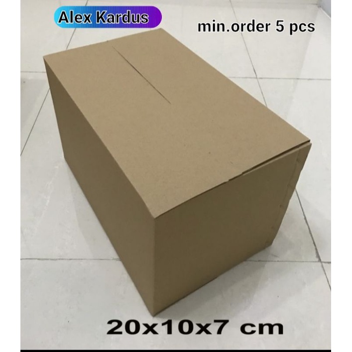 

Kardus / box / 20x10x7 cm / karton packing polos baru ST