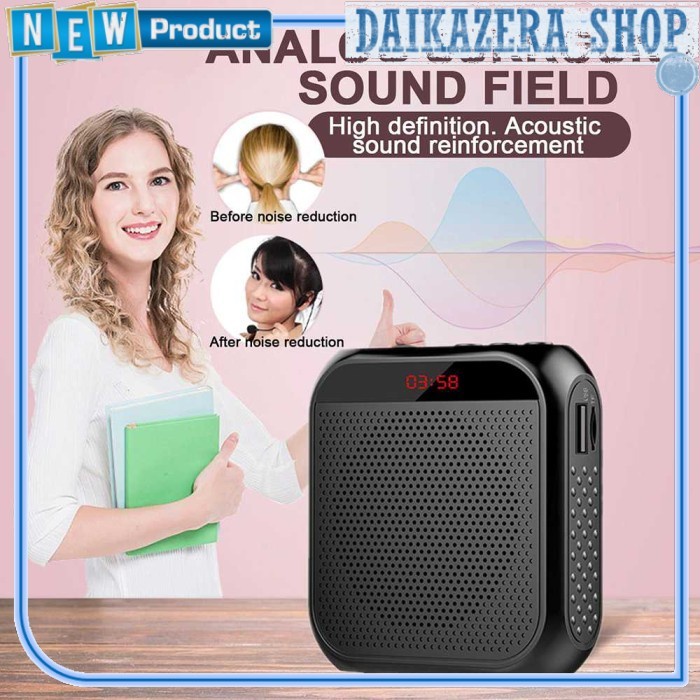 Amplifier Penguat Suara Voice Speaker - Hitam