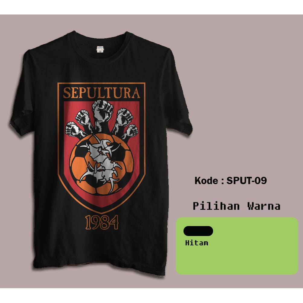 Kaos Music Band Metal Sepultura - Band Metal Rock Sepultura     9