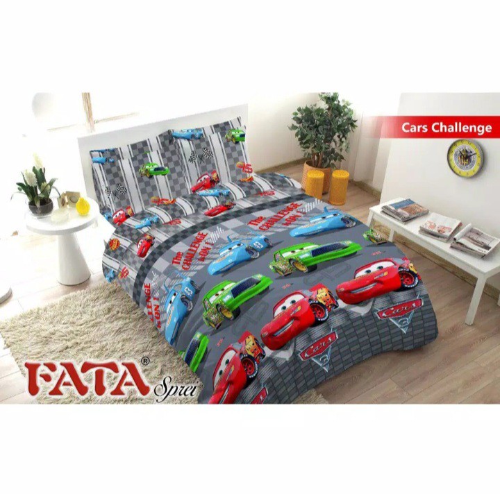 Fata - Sprei Ukuran 100x200 / 90x200 Motif Happy Doraemon