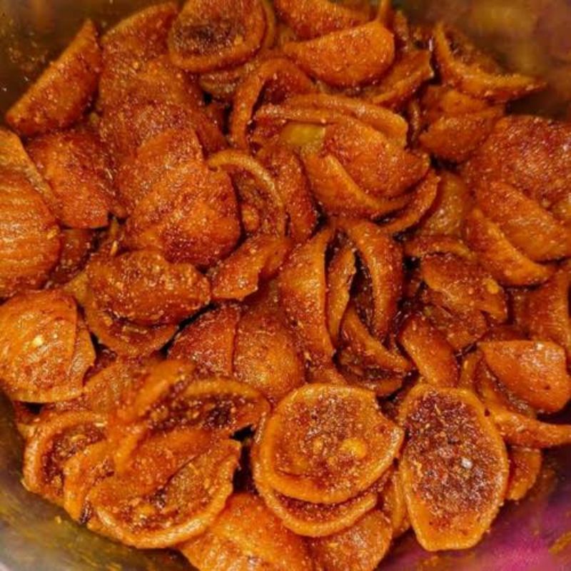 [MAKARONI KEONG] pedas daun jeruk makaroni makaroni seblak bantat mercon basreng keripik kaca kerupuk seblak batagor mini