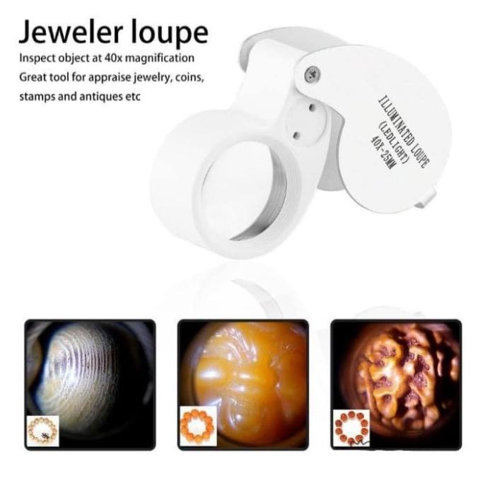 

Office & Stationery | Alat Tulis | Kaca Pembesar Permata Loupe Led Light Original | Best Seller