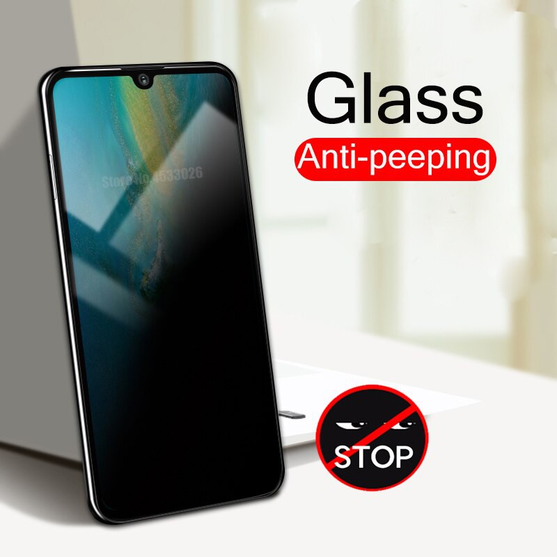 TEMPERED GLASS SPY PRIVACY HITAM ANTI INTIP REALME C1, C2, 2 PREMIUM QUALITY [QTOP]