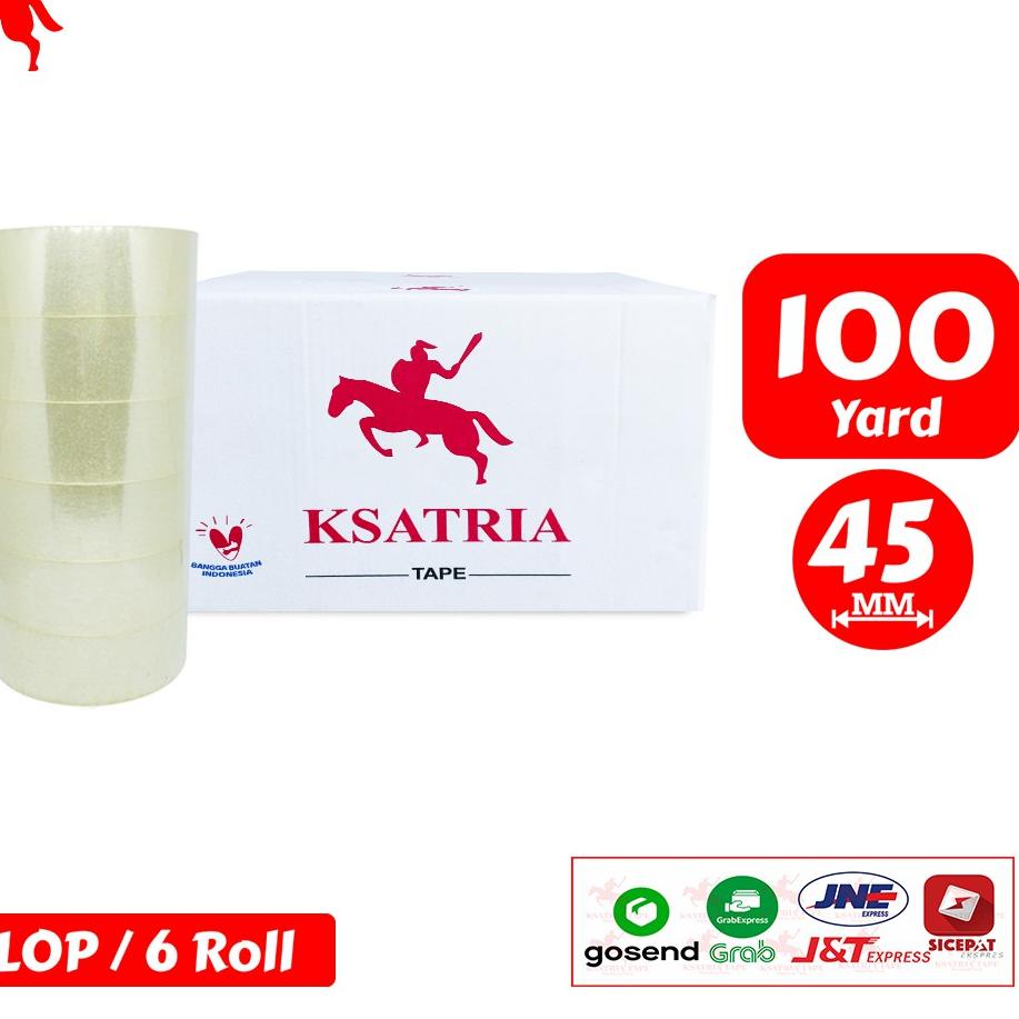 

Coba dilihat⚡ Lakban OPP Tape / Lakban Bening KSATRIA Tape 100 Yard (1 Slop) | Flash | COD | TERBARU | TERMURAH