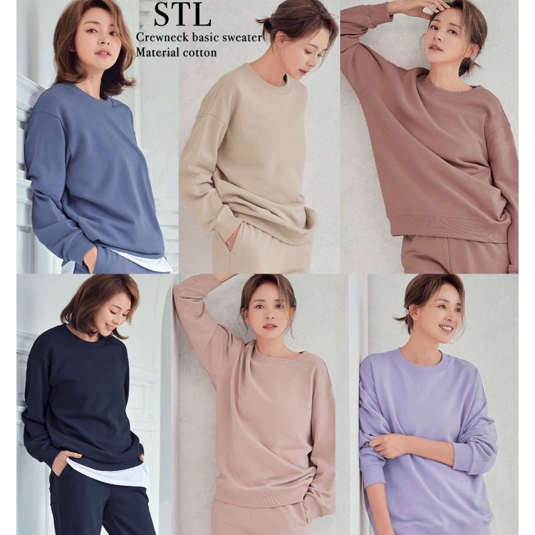 ST** Terry basic sweater