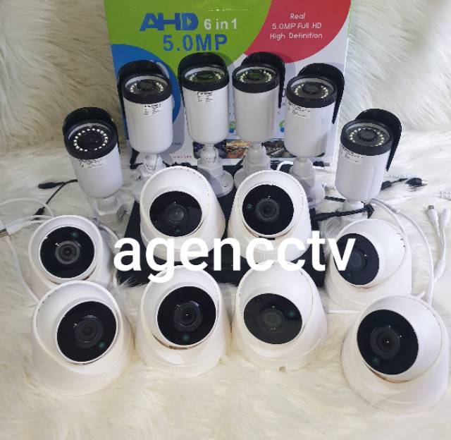 Paket cctv 14 kamera 5mp turbo hd ic sony lengkap siap pasang