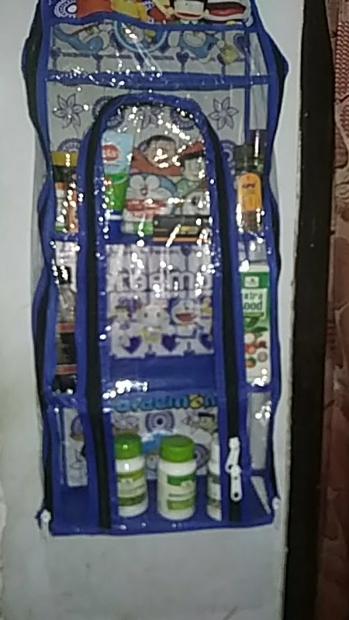 Rak Gantung 5 In 1 Tas Sepatu Kosmetik Jilbab Multi