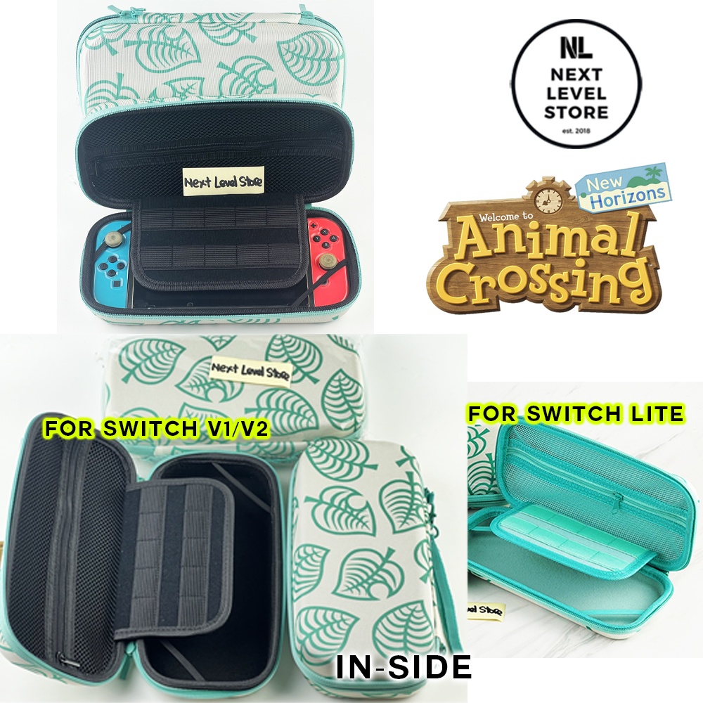 Animal Crossing Travel Case Storage Bag Nintendo Switch Tas Pouch New