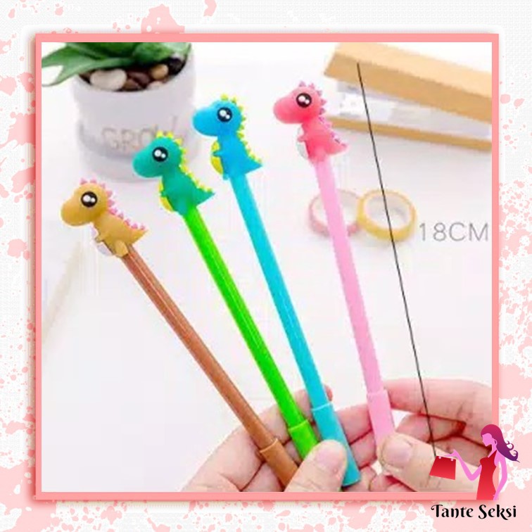 

Bolpoin Karakter Unik Pulpen Pena Dinosaurus Lucu Ballpoint