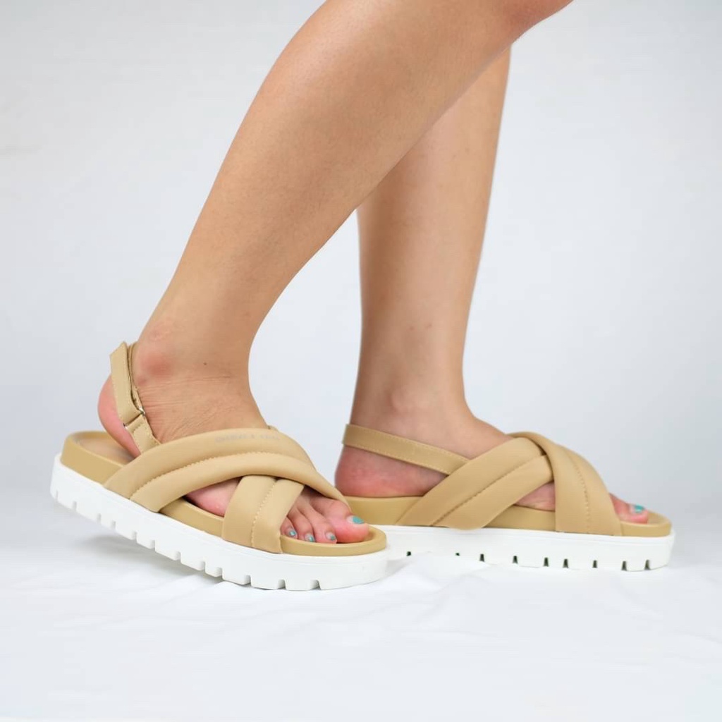 SANDAL WANITA FLAT CK CKS504 WEDGES IMPORT PREMIUM