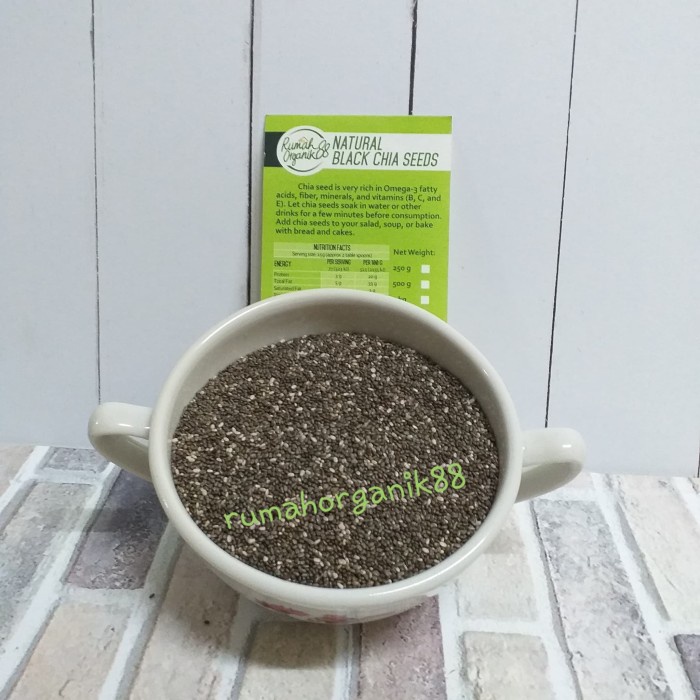 

Vs201Vv Natural Black Chia Seed Biji Chia Natural 1Kg - Peru Dscscv