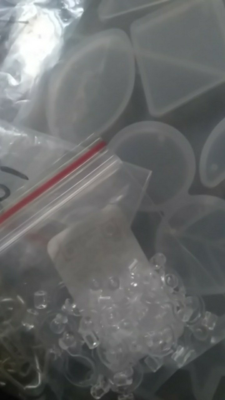 Inf Inf ✿ Cetakan Perhiasan / Anting / Kalung Bahan Silikon Akrilik Resin Diy
