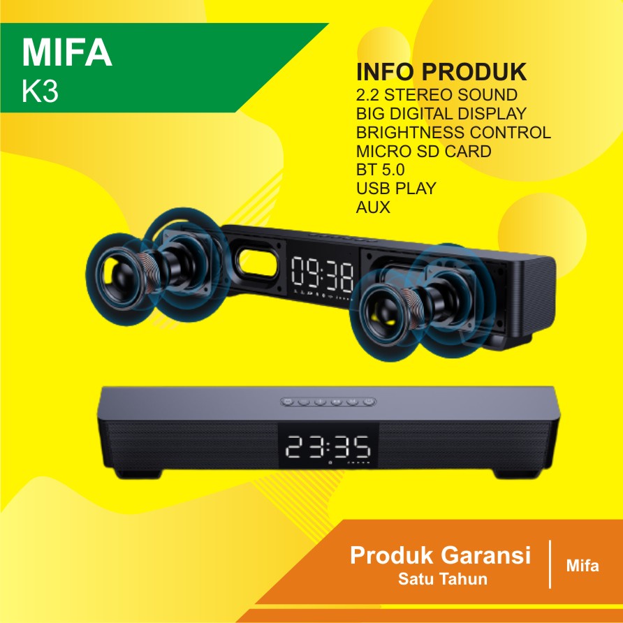 Mifa Soundbar K3 Stereo bluetooth