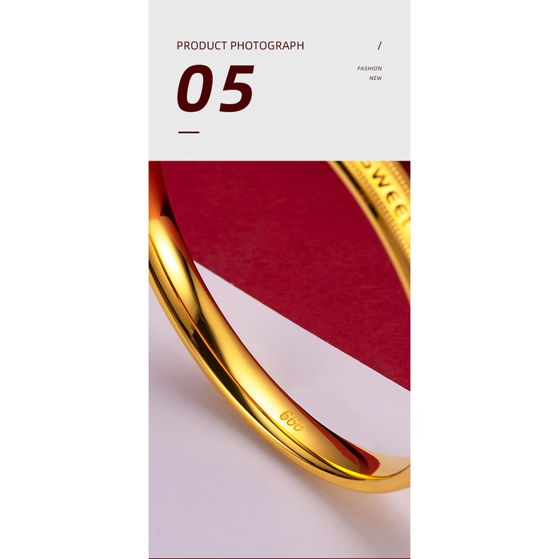 Gelang Emas Asli Kadar 375 Desain Bintang Hollow 5D Cnc Untuk Wanita