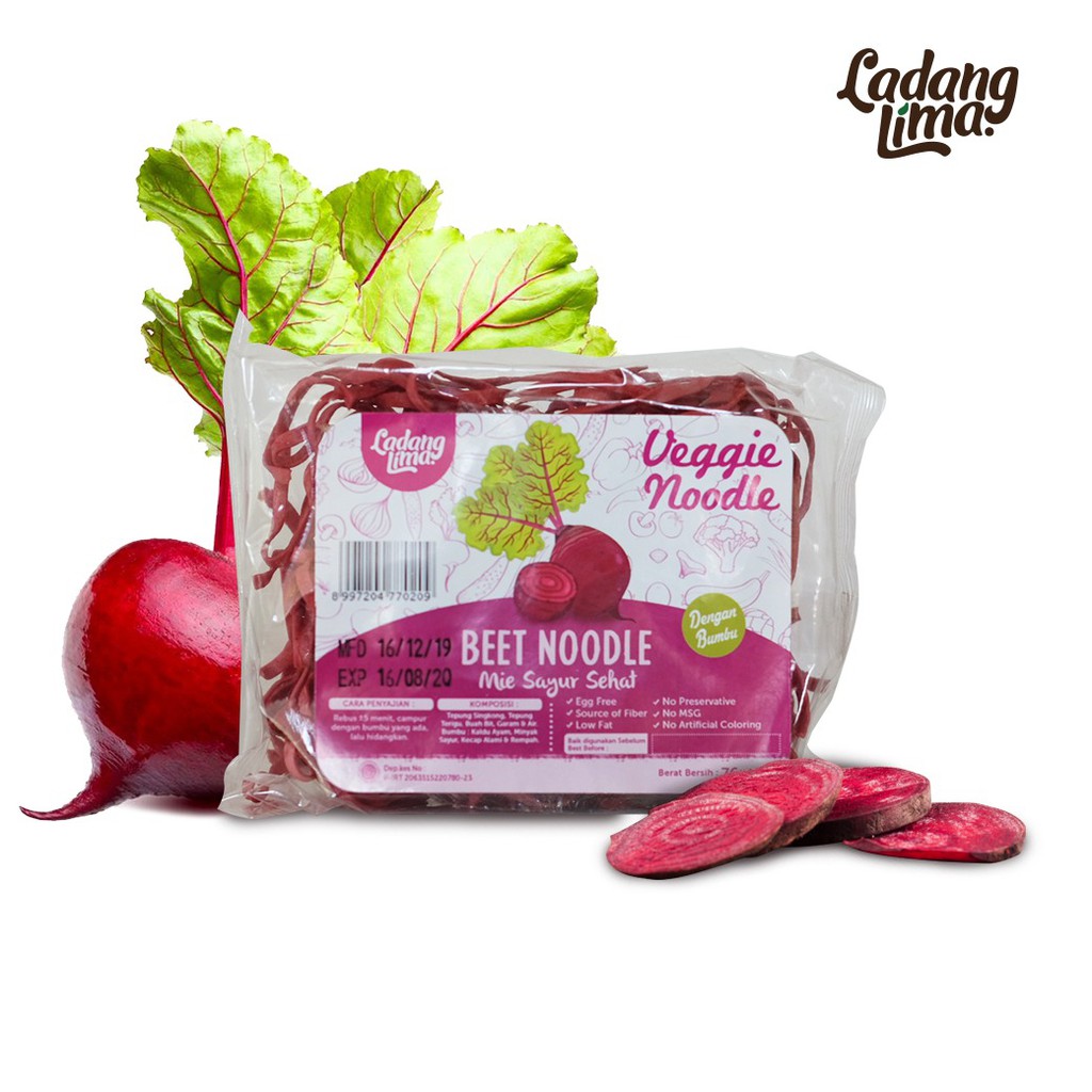 

Mie Sayur Beet 76gr