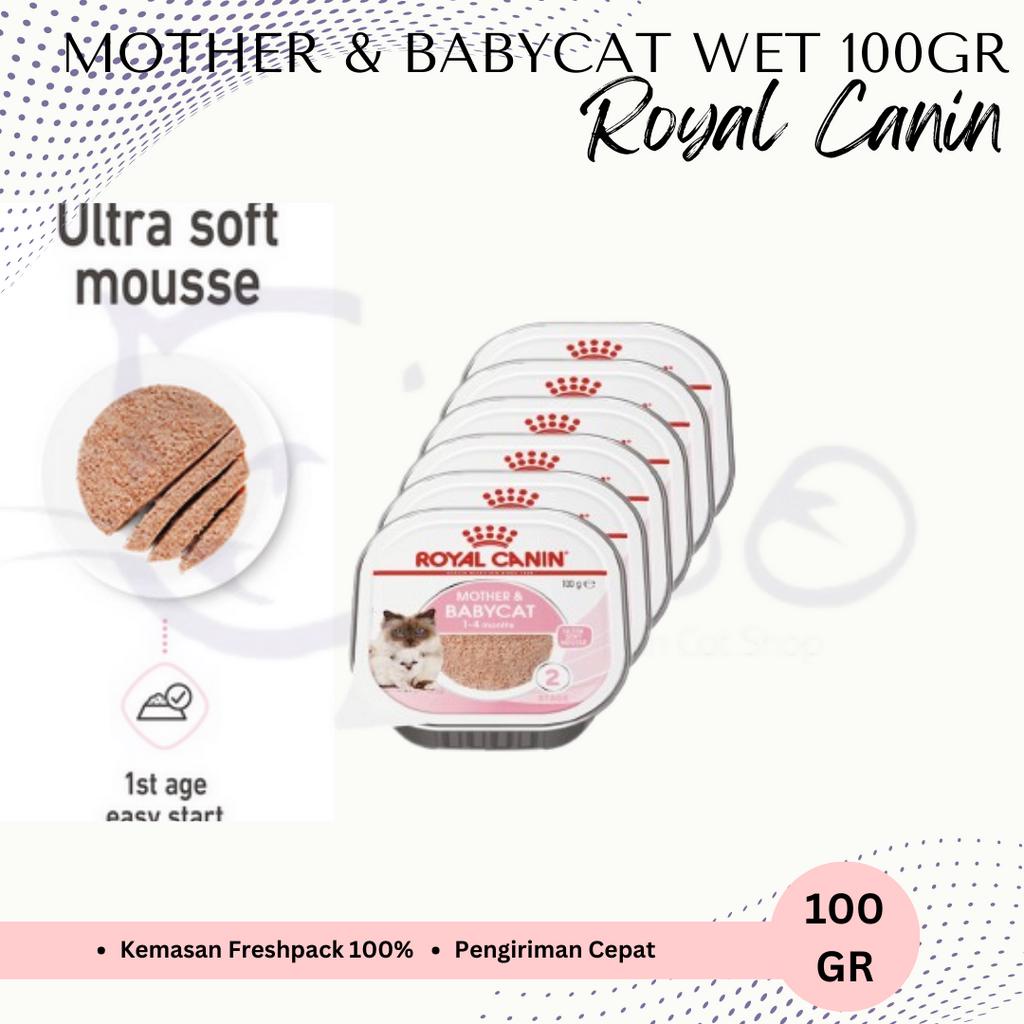 MAKANAN KUCING ROYAL CANIN MOTHER &amp; BABYCAT BABY CAT 100 GR